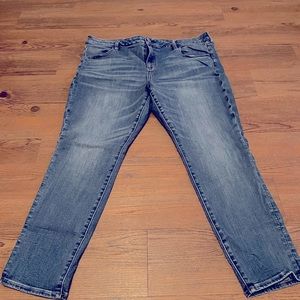 American Eagle Curvy Skinny Jeans-light wash